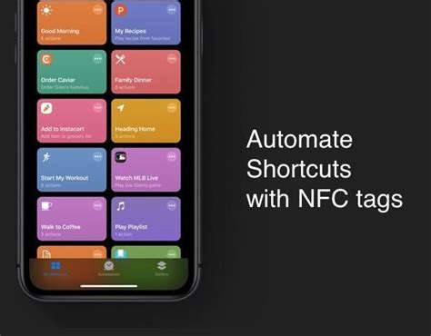 nfc tags shortcuts ios 13|ios shortcuts nfc tag.